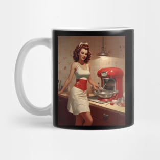 A Pin Up Girl in the Kitchen Mug